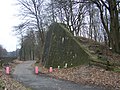 Oostelijke bruggenhoofd langs de spoorlijn Hamm - Emden.