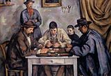 Les joueurs de cartes (Kağıt oynayanlar) (1890-1892), Tuval üzeri yağlı boya, 53" x 71" Barnes Vakfı, Merion, Pensilvanya