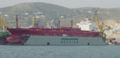 June 3rd Tankship Clipper Lady in drydock