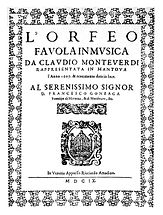 L’Orfeo Frontispiece