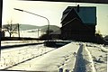 Bahnhof Schenklengsfeld im Schnee, Aufnahme ca. 1995.[11]