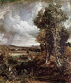 Valea lui Dedham; de John Constable; 1828; ulei pe pânză; 145 cm x 122 cm; Galeria Națională a Scoției