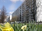 Lichtenberger Straße vom Strausberger Platz aus; Richtung Platz der Vereinten Nationen