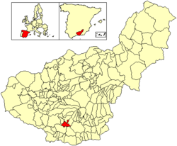 Location of El Pinar