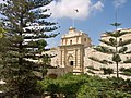 Mdina Gate, the city's main entrance