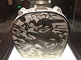Pot with black dragon design, Song dynasty