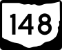 State Route 148 marker