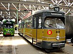 Rotterdamse Düwag tram uit de serie 601-635 (1969) nu in het Rotterdamse trammuseum.