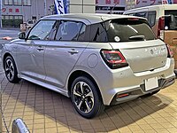 Rear view (Japan)