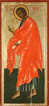 Eastern icon of Thomas the Apostle