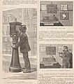 1892 - Col. Varigault:"In Paris, each of our public fire alarm is connected to an emergency center which, at the same time as the alarm is given, receives, using a [A. C. KREBS] telephone installed in the fire alarm itself, information on the nature of the disaster and the place where he declared." [31] [32]