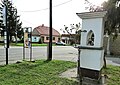 The column shrine (Slovak: božie muky) near the "Fándlyho" bus stop