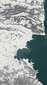 Satellite view of the Burgas Bay