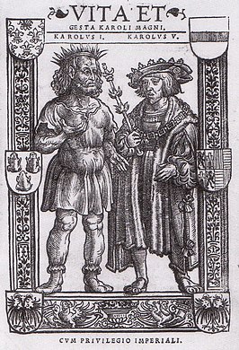 Vita Karoli Magni (titelblad uitgave 1521)