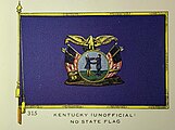 Kentucky state flag from 1917