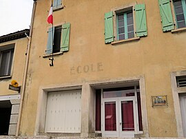 The town hall in Counozouls