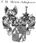 Wappen der Freiherren Münch von Bellinghausen, 1794