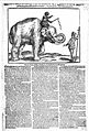 Ware Abbildung deß in Anno 29 Jars den 2 May zu Nurmberg ankommenten Elephanten moderates Oberdeutsch mit mitteldeutschem Einfluss (1629)