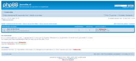 Voorbeeld van een phpBB3-forum.