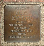 Stolperstein Rehburg-Loccum Mühlentorstraße 40 Julius Löwenberg