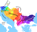 South Slavic Languages distribution