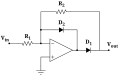 Real circuit for a Super diode