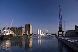 Sharpness, Hafen in Gloucestershire