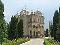 Biserica Mănăstirii Bărboi văzută dinspre vest