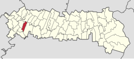 Location in Ialomița County