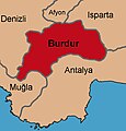 Burdur'un komşuları