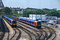 Składy zespolone typu Class 450/0 linii South West Trains na Clapham Junction