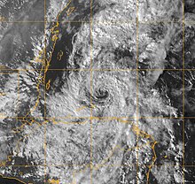 Grayscale satellite image of Gamma