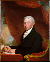 Gilbert Stuart's portrait of U.S. president James Monroe (c. 1820-1822), exhibited 1822 (Metropolitan Museum of Art, NY)