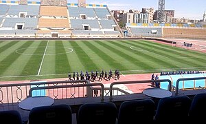 Das Ismailia Stadium (Mai 2019)