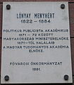 Lónyay Menyhért Lónyay utca 2.