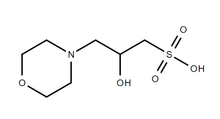 Chemical structure of MOPSO