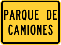 W11-8p Truck parking (plate)