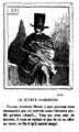 G. Random, 1867: Le buveur d’absinthe Karikatur in Le Journal amusant