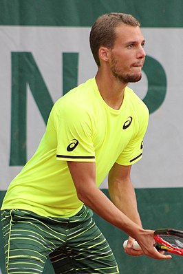 Michon tijdens Roland Garros, 2015