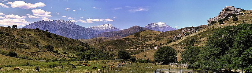 Monte Padru seen from the "Balanina" in Pietralba