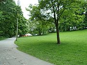 Der Schanzenpark an der Sternschanze