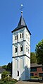 Merkenich, St. Brictius, romanischer Kirchturm