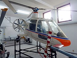 Flugschrauber VFW H-3 Sprinter im Hubschraubermuseum Bückeburg