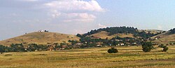 View of Veselchani from railroad Prilep-Bitola