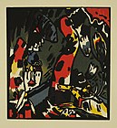 Wassily Kandinsky: Der Bogenschütze, 1909, Bestandteil der Museumsausgabe in 10 und der Luxusausgabe in 50 Exemplaren[45]