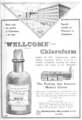 Bir kloroform reklamı, 1916