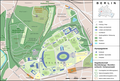 Lage des Stadions auf dem Olympiagelände