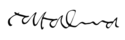 Catherine's signature