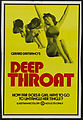 Poster for 1972 pornographic film Deep Throat
