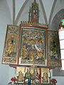 Altar in der St. Gertraud Kapelle (Dreikirchen)